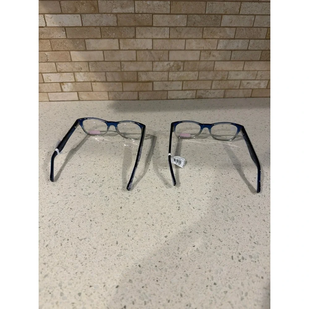 Lot of 2 Vera Bradley Courtney +1.00 Reading Glasses Morning Shells Blue nwt